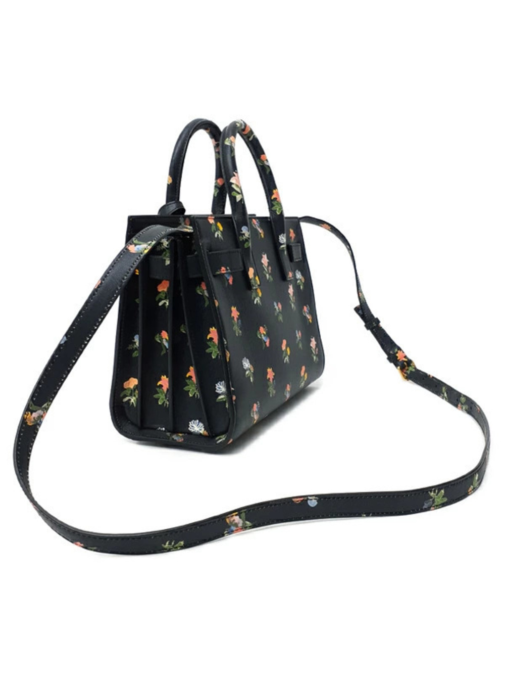 Saint Laurent Saint Sac de Jour Paris PARIS Bag Black